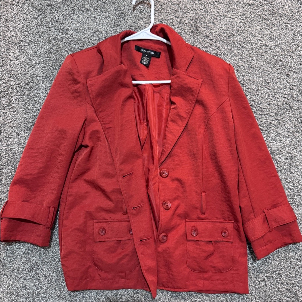 89th & Madison Vibrant Red Jacket